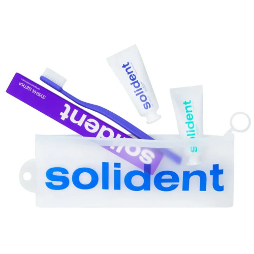 Набір для подорожей Solident Travel Kit Mint / Blackcurrant